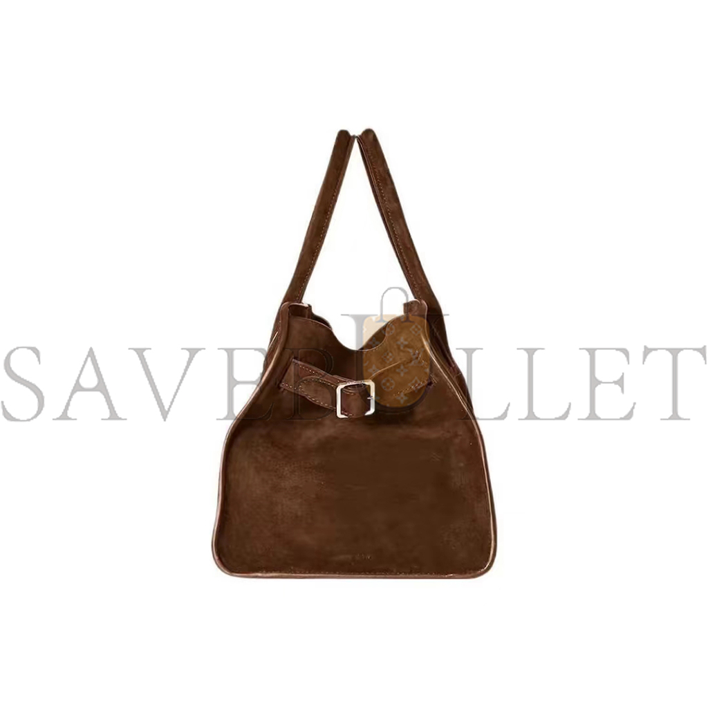 THE ROW SOFT MARGAUX10 SUEDE HANDBAG WOMEN W1190L25DSTPD (25*19*18cm)